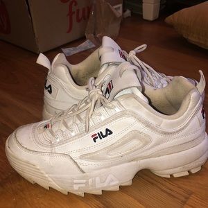 WHITE FILA DISRUPTOR 2
